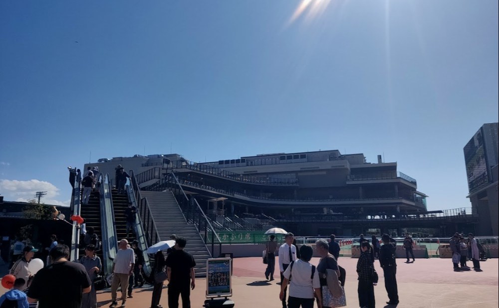 一瞬、船橋競馬場