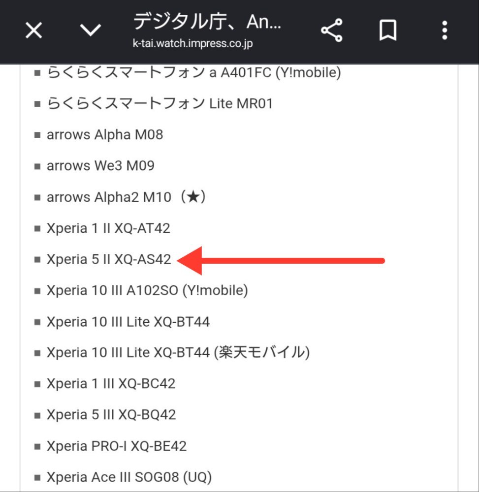 Xperia 5 II XQ-AS42