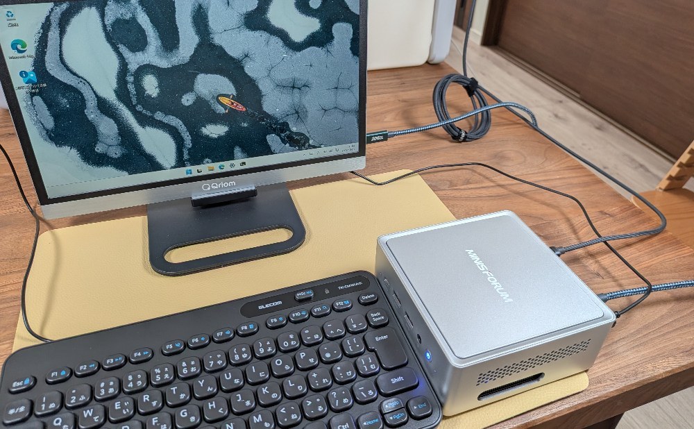 ミニPCに接続!