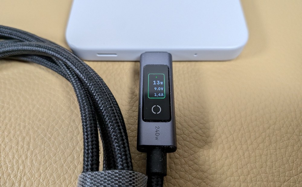 本製品の電流電圧表示