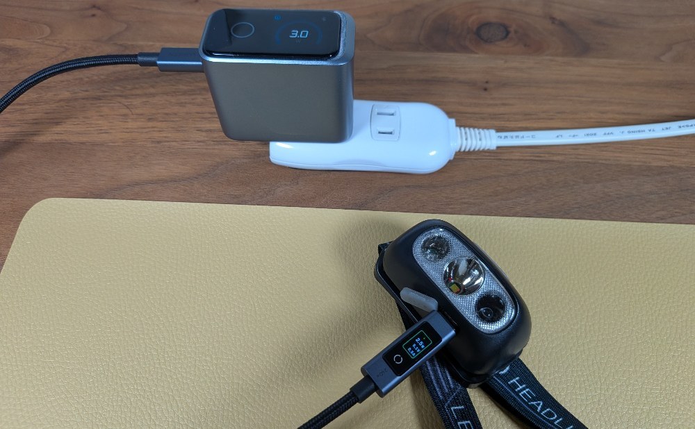 USB-Cで充電