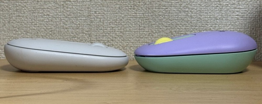 Pebbleマウスとの比較